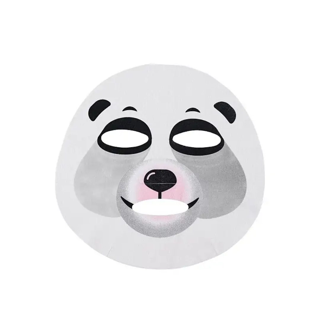 Lakštinė veido kaukė Holika Holika Baby Pet Magic Mask Sheet (Panda), suteikia veido odai gyvybingumo, 22 ml - Image 2